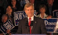 Republican National Committee chairman Michael Steele and Virginia gubernatorial candidate Bob McDonnell on a podcast