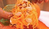 After carving pumpkins roast the seeds for a treat that keeps on giving after Halloween is over. 