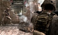 Does "Call of Duty 4: Modern Warfare 2" push things too far with its controversial airport massacre sequence?  The answer is yes.