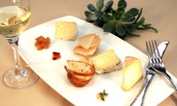 Cheese plates are appearing everywhere. Great for all cheese aficionados.
