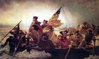 On Christmas day 1776, George Washington's troops assembled at the feery landing and were given the password for the day, "Victory or Death."