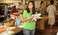 Oklahoma State University senior Jesi Lay helped start a thrift store on campus to raise funds for local nonprofits.