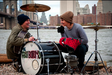 Quirky acoustic rock duo the Front Bottoms perform at Jammin' Java in Vienna, Va.