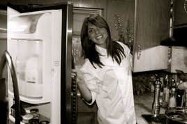 Chef Mary Cleaning Out the Kitchen