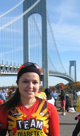 Anne Hospod ran the New York City Marathon for Team Diabetes. Anne Hospod ran the New York City Marathon for Team Diabetes.