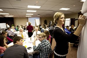 Youth Participating In Community Forum Meetings