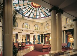 Tiffany domed lobby at the Jefferson Hotel Photo/Courtesy of Property Tiffany domed lobby at the Jefferson Hotel Photo/Courtesy of Property