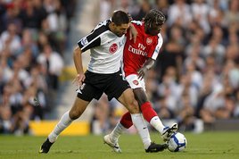 American forward Clint Dempsey injured his knee in Fulham’s 2-0 loss at Blackburn on Sunday and was taken to hospital for a scan. (Associated Press) American forward Clint Dempsey injured his knee in Fulham’s 2-0 loss at Blackburn on Sunday and was taken to hospital for a scan. (Associated Press)