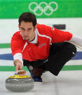 Team USA's Jason Smith throws the rock. Photo courtesy of USOC Team USA's Jason Smith throws the rock. Photo courtesy of USOC