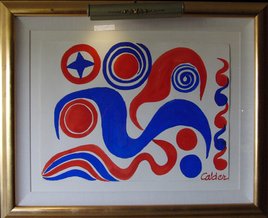 "Lone Bull" original Calder (Photo J.Kubin) Click to enlarge "Lone Bull" original Calder (Photo J.Kubin) Click to enlarge