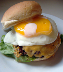 Photo by Lucahjin, Flickr.com egg on burger