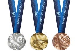Vancouver's Olympic medals. © VANOC/COVAN
