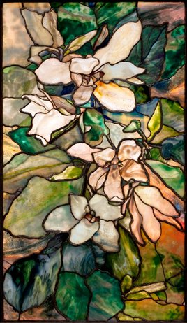 Glass window by Tiffany Photo/Virginia Museum of Fine Art Glass window by Tiffany Photo/Virginia Museum of Fine Art