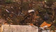 Raw: Heavy Tornado Damage in Shawnee, Okla