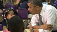 Raw: Obama Sits Down With Elementary Kids