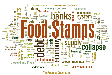 While the dollar's future is glum, food stamps are on the ascendency.