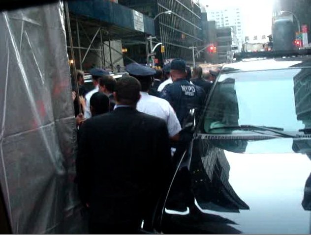 A group of Turkish diplomats breached the security bubble around President Obama on Tuesday, provoking a frenzied reaction by security personnel around the president who shoved and pushed the intruders away from the president's limousine. 