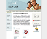 Screen capture of United Medical Center's Web site (Courtesy of united-medicalcenter.com)