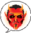 Illustration: The devil by Linas Garsys for The Washington Times
