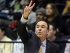 In his first game as George Washington coach, Mike Lonergan earned a 64-48 win over Maryland-Eastern Shore. The Colonials play No. 24 California on Sunday night. (Greg Fiume/GW Athletics Communications)