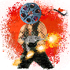 Illustration Hollywood Violence by Linas Garsys for The Washington Times