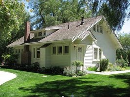 The Nixon birthday cake is modeled after the late president's birthplace home in Yorba Linda, Calif. (Courtesy of the Richard Nixon Foundation)