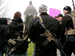Members of a Yakima, Wash., weapons seller carry firearms Saturday to a Second Amendment rally in the state capital. (Seattle Times via Associated Press)