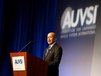 ** FILE ** Michael Huerta, administrator of the Federal Aviation Administration, speaks as one of the keynote speakers at the Association for Unmanned Vehicle Systems International, North America 2012 conference inside the exhibition hall of the Mandalay Bay hotel-casino in Las Vegas, Nev., on Tuesday, Aug. 7, 2012. (Martin S. Fuentes/Special to The Washington Times)