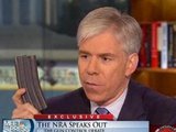 David Gregory holding a 30-round magazine at NBC's Washington bureau (NBC/Meet the Press)