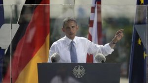 In Berlin, Obama Channels Cold War Activism