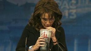 Palin Pokes Fun With Super Big Gulp
