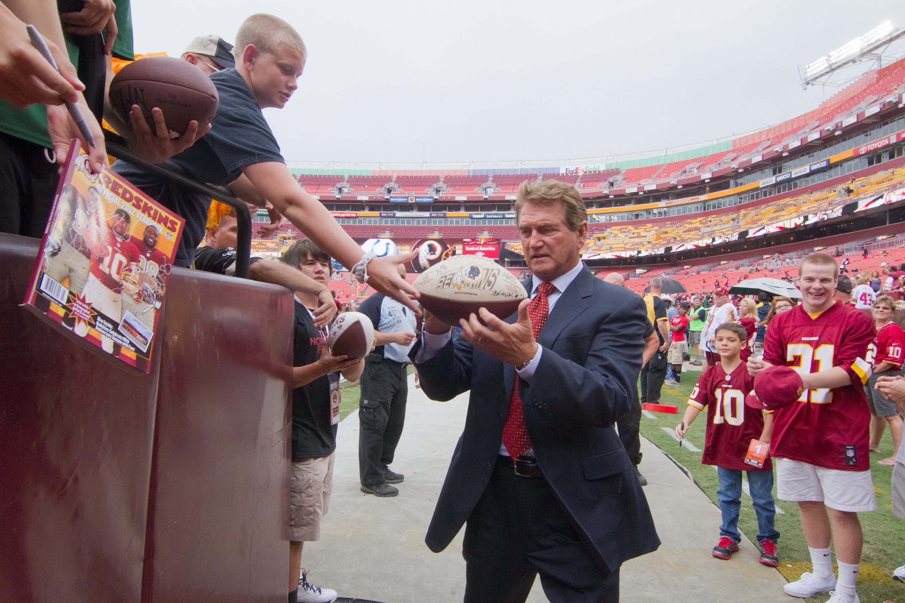 Joe Theismann Signed Football - Entertainment Earth