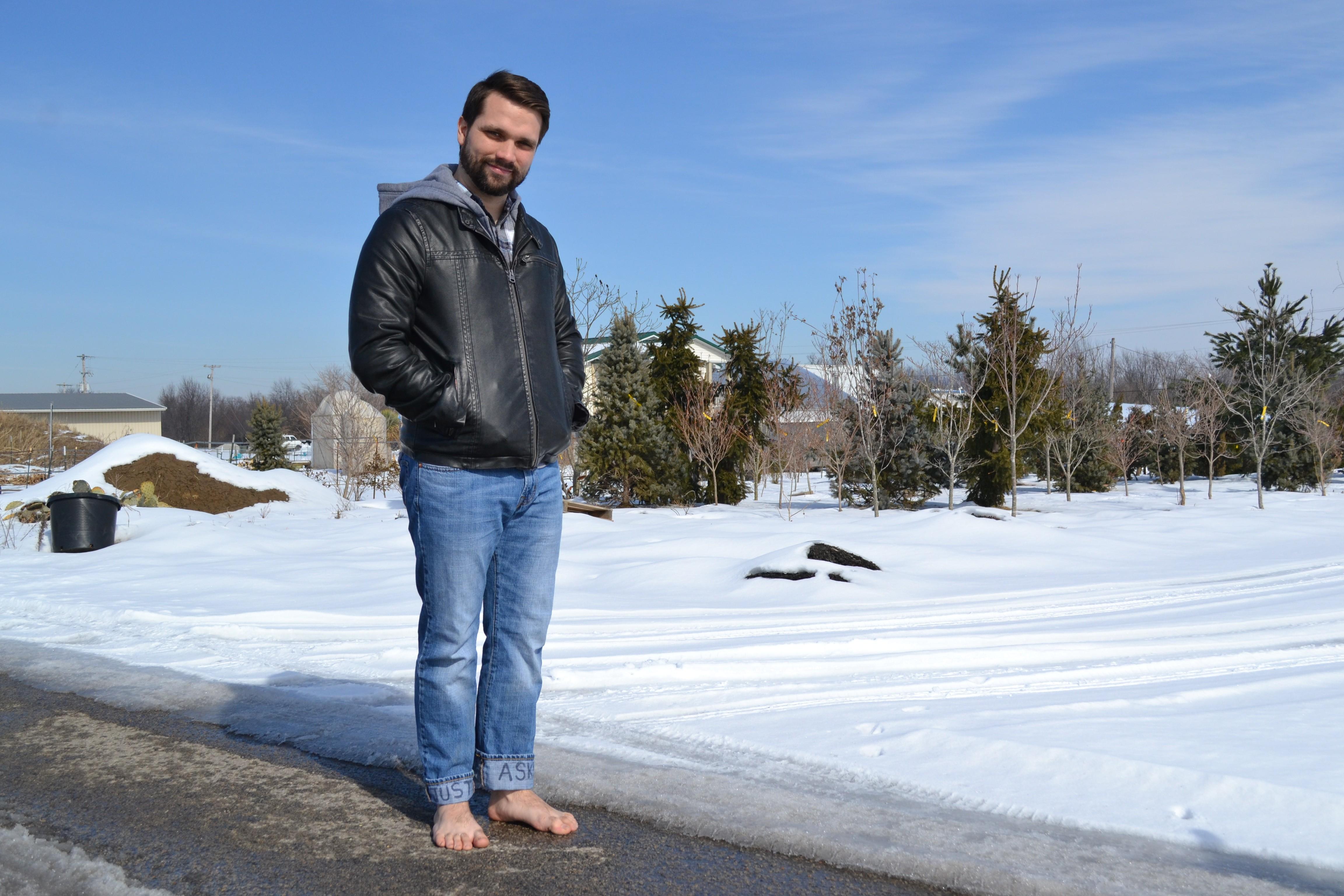 Download Ky Man Going Barefoot For Charity In Icy Winter Washington Times