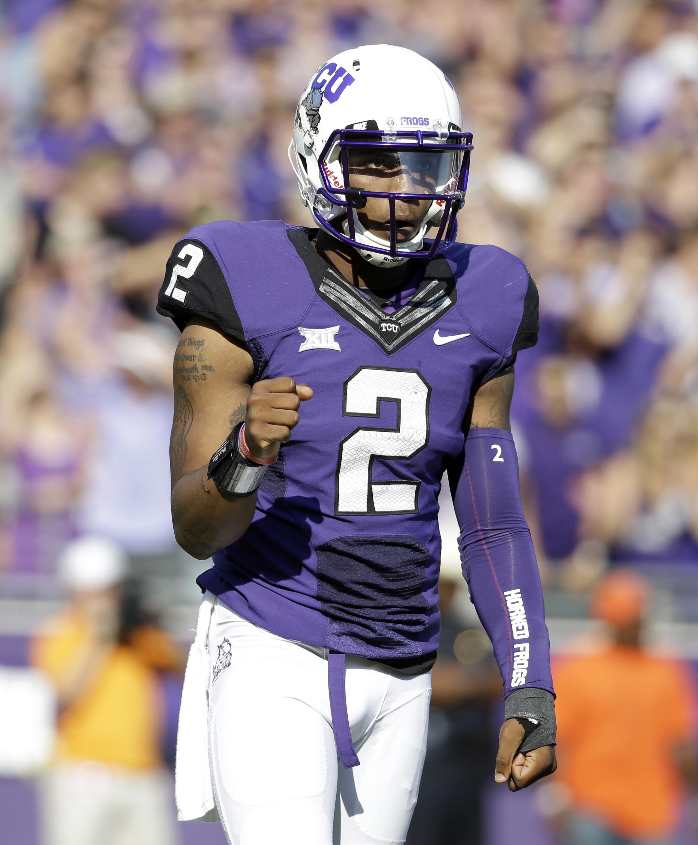 TCU QB Trevone Boykin injures ankle, coach thinks he'll be back for OU 