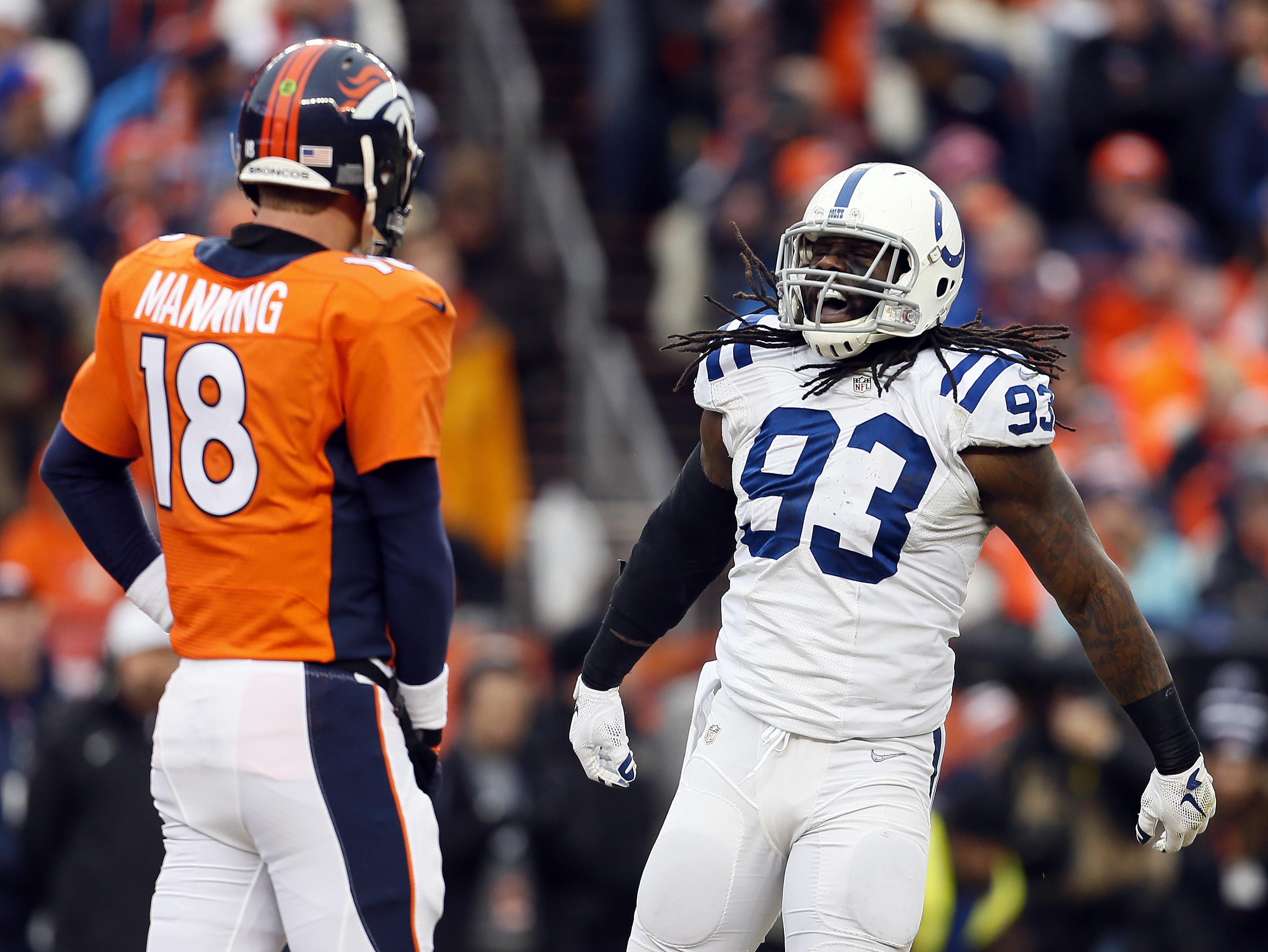 peyton manning jersey half colts half broncos