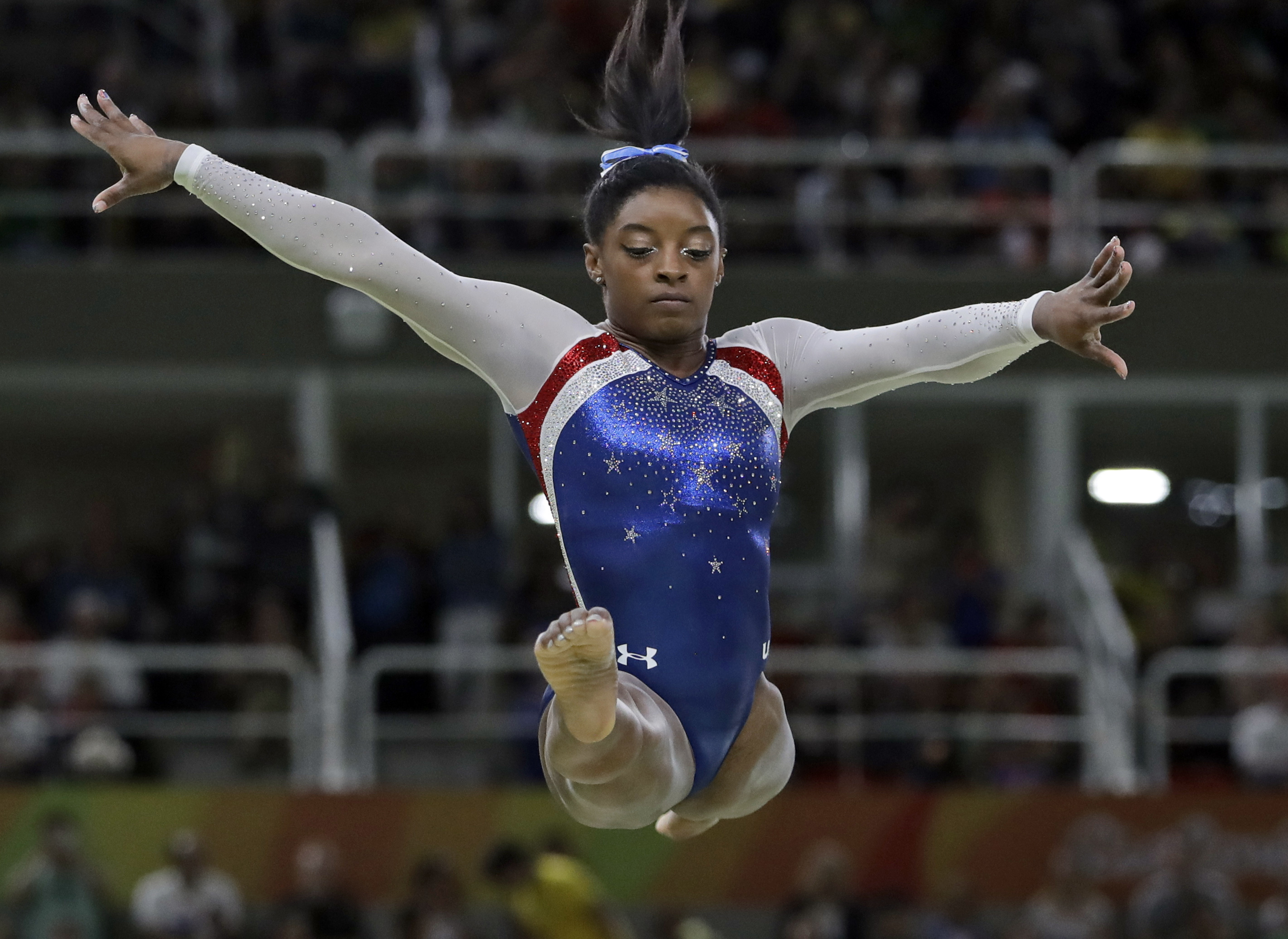 Simone Biles Soars To Olympic All Around Gold Washington Times
