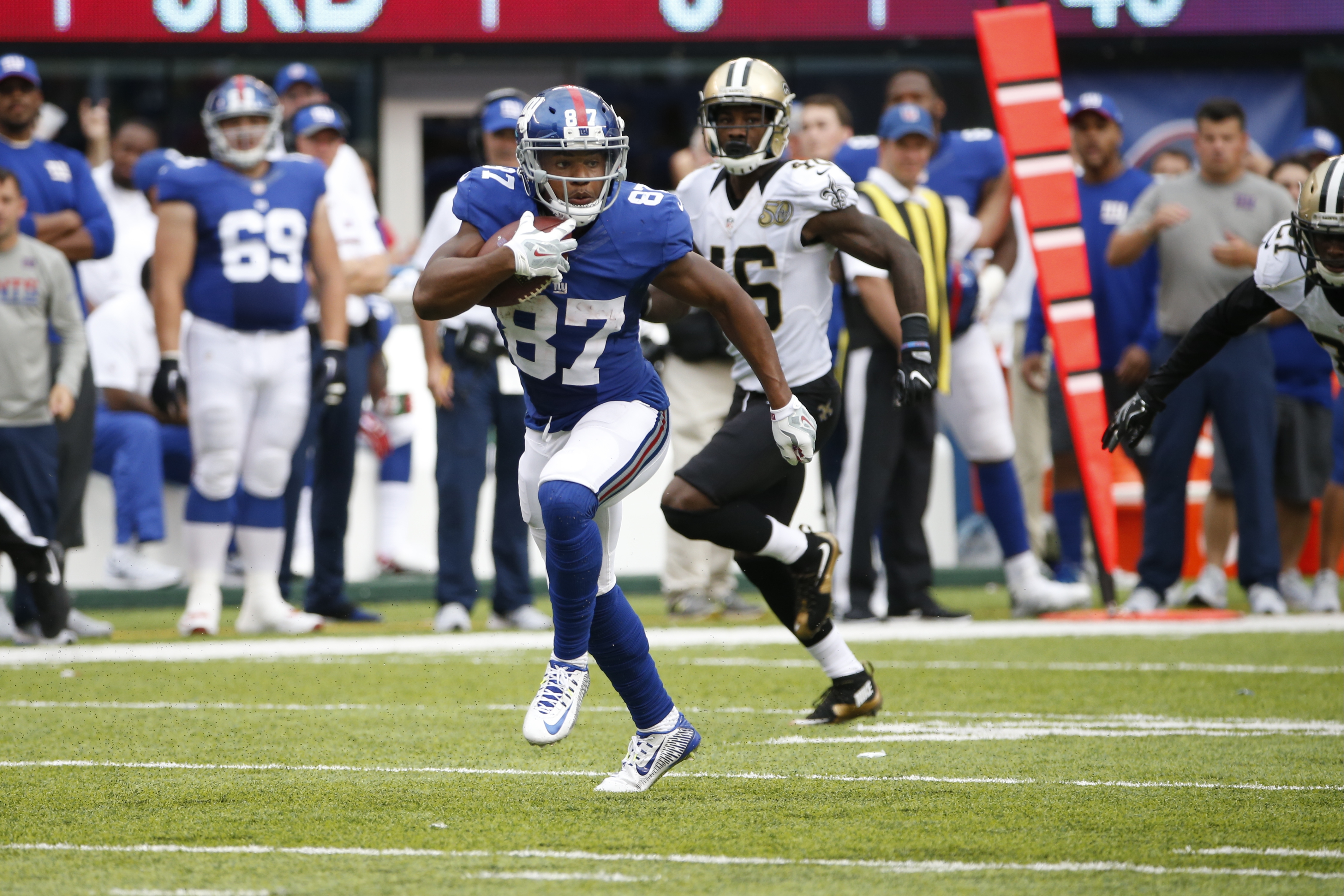 Sterling Shepard Makes a Giant First Impression on NYG's Eli Manning