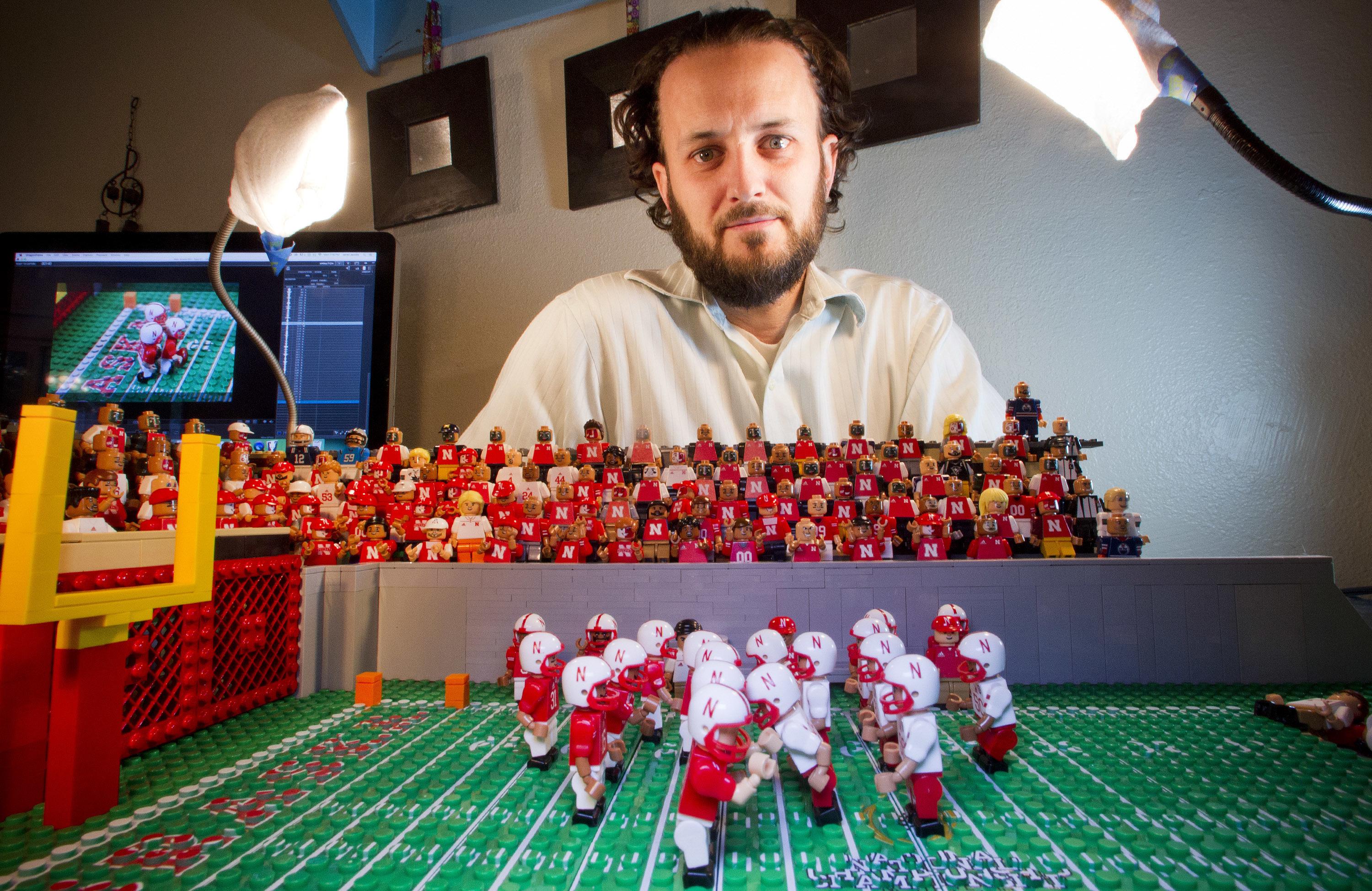 Stop-motion Lego sports videos lead to Big 10 contract