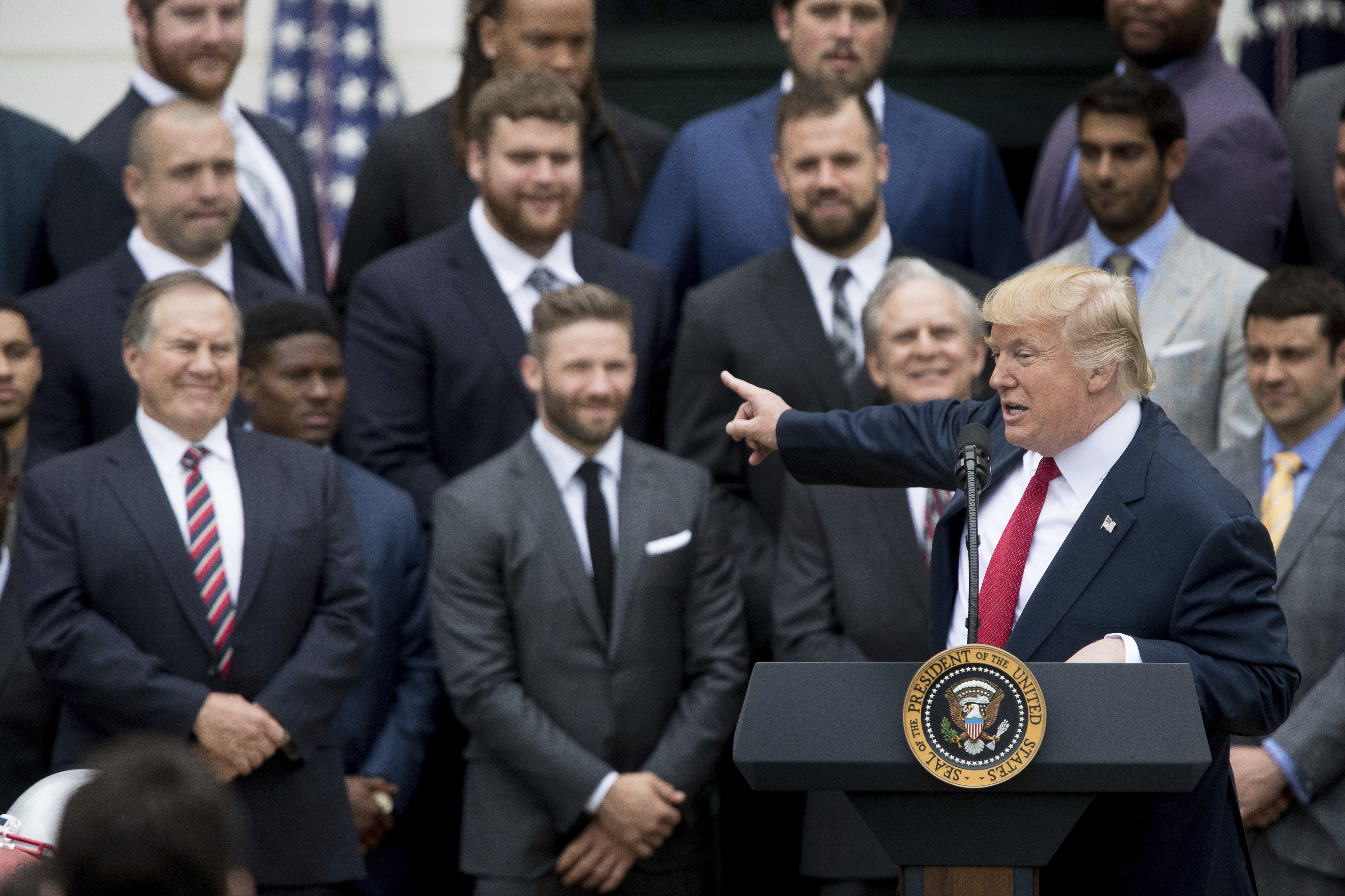 NFL Coach Bill Belichick Wears Armenian Flag Pin at White House To Mark 100  Years Since Genocide - Tablet Magazine