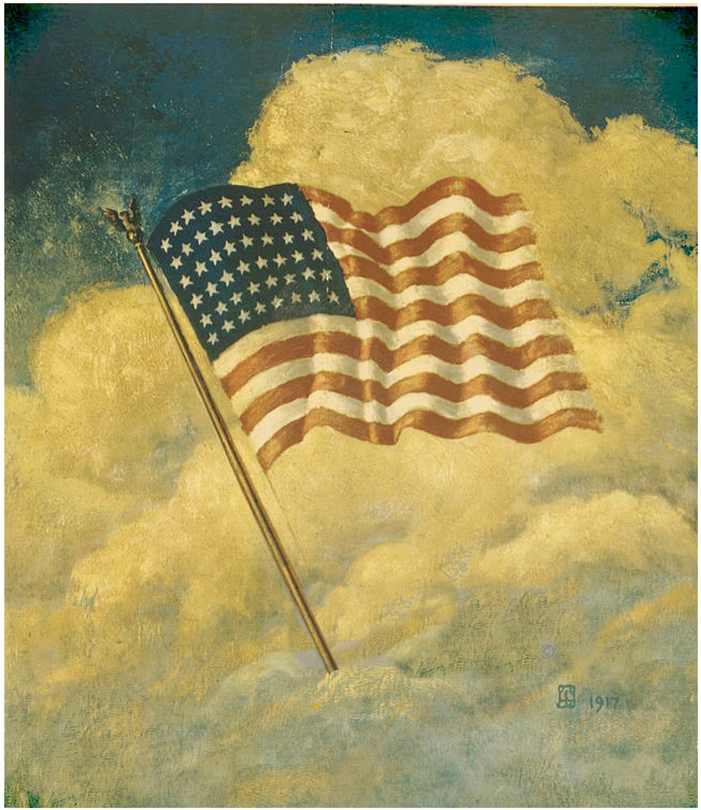 american flag 1917