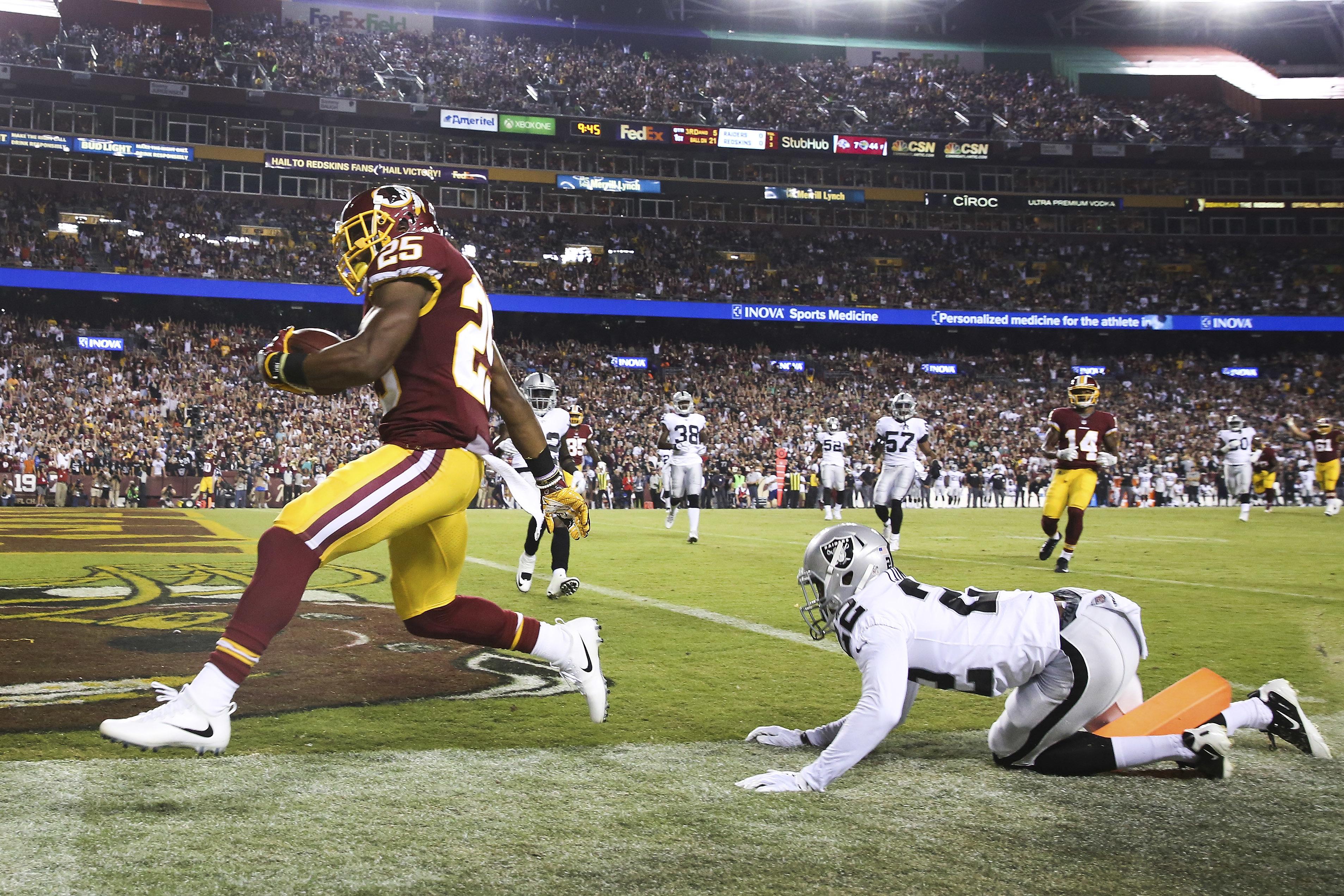 Raiders see first loss of season, fall 27-10 to Redskins