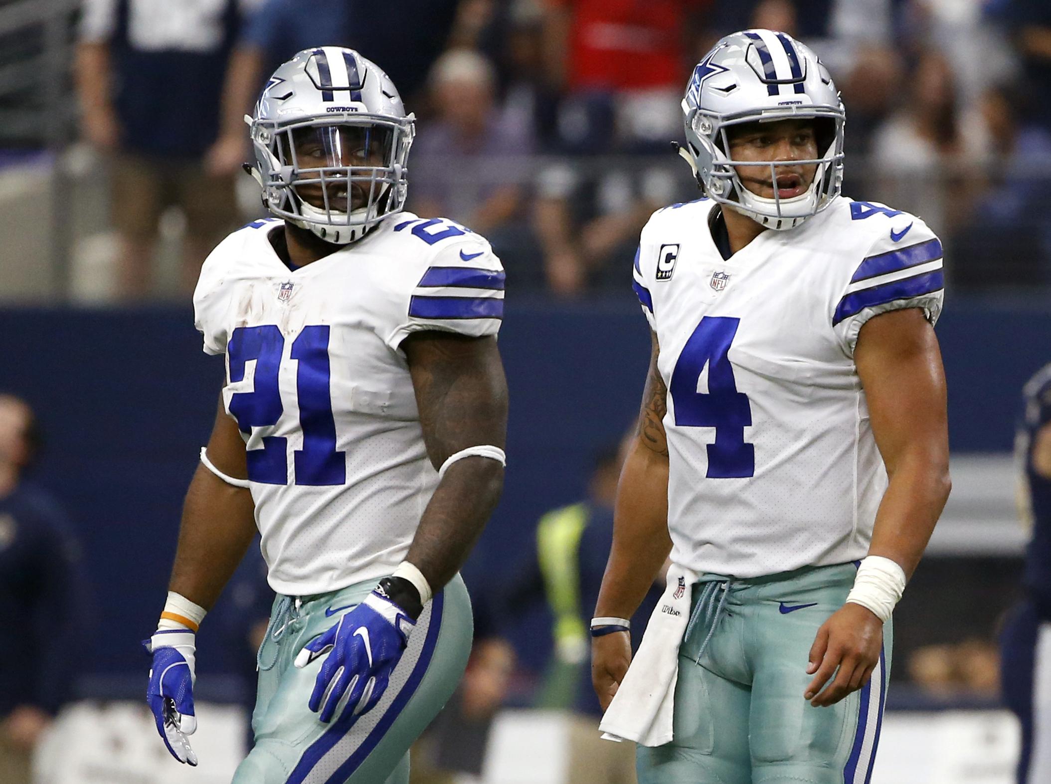 Ezekiel Elliott, Dak Prescott, other Cowboys rookies load truck