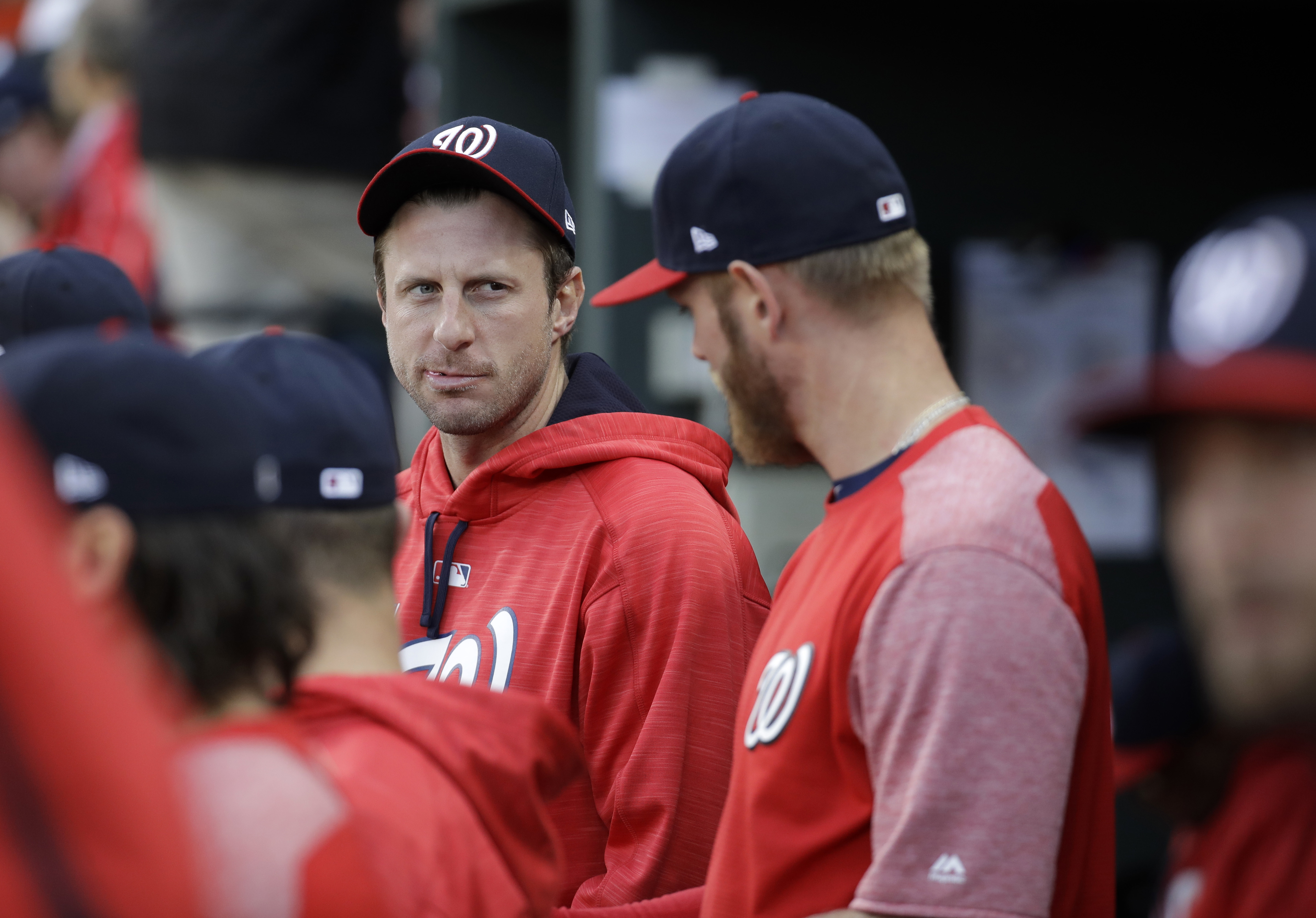 Max Scherzer, Stephen Strasburg argue in dugout as Nationals season hits  new low