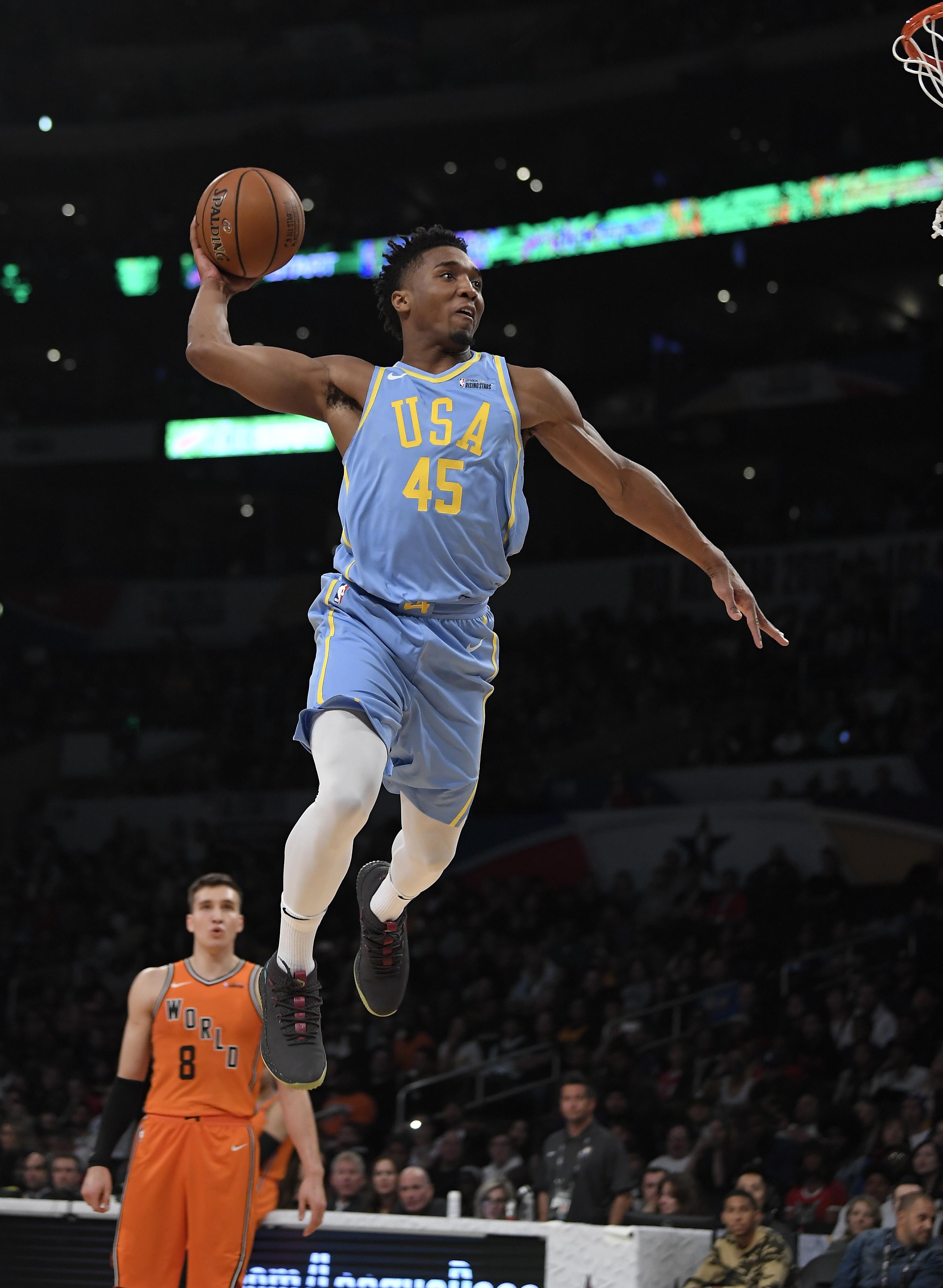 Donovan Mitchell invited to Rising Stars Challenge, but misses out on dunk  contest