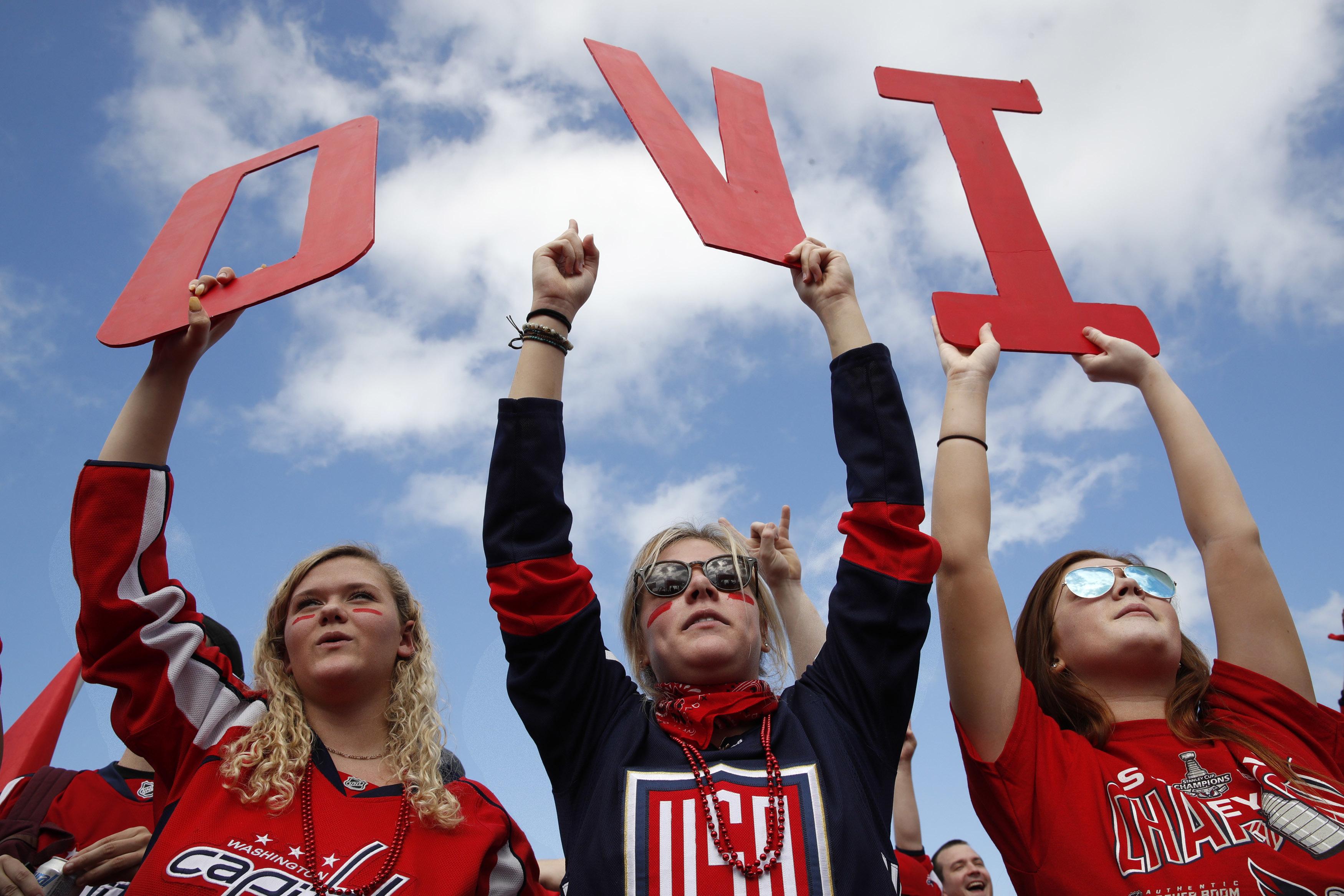 Washington Capitals, fans celebrate Stanley Cup victory with parade, rally  on National Mall - Washington Times