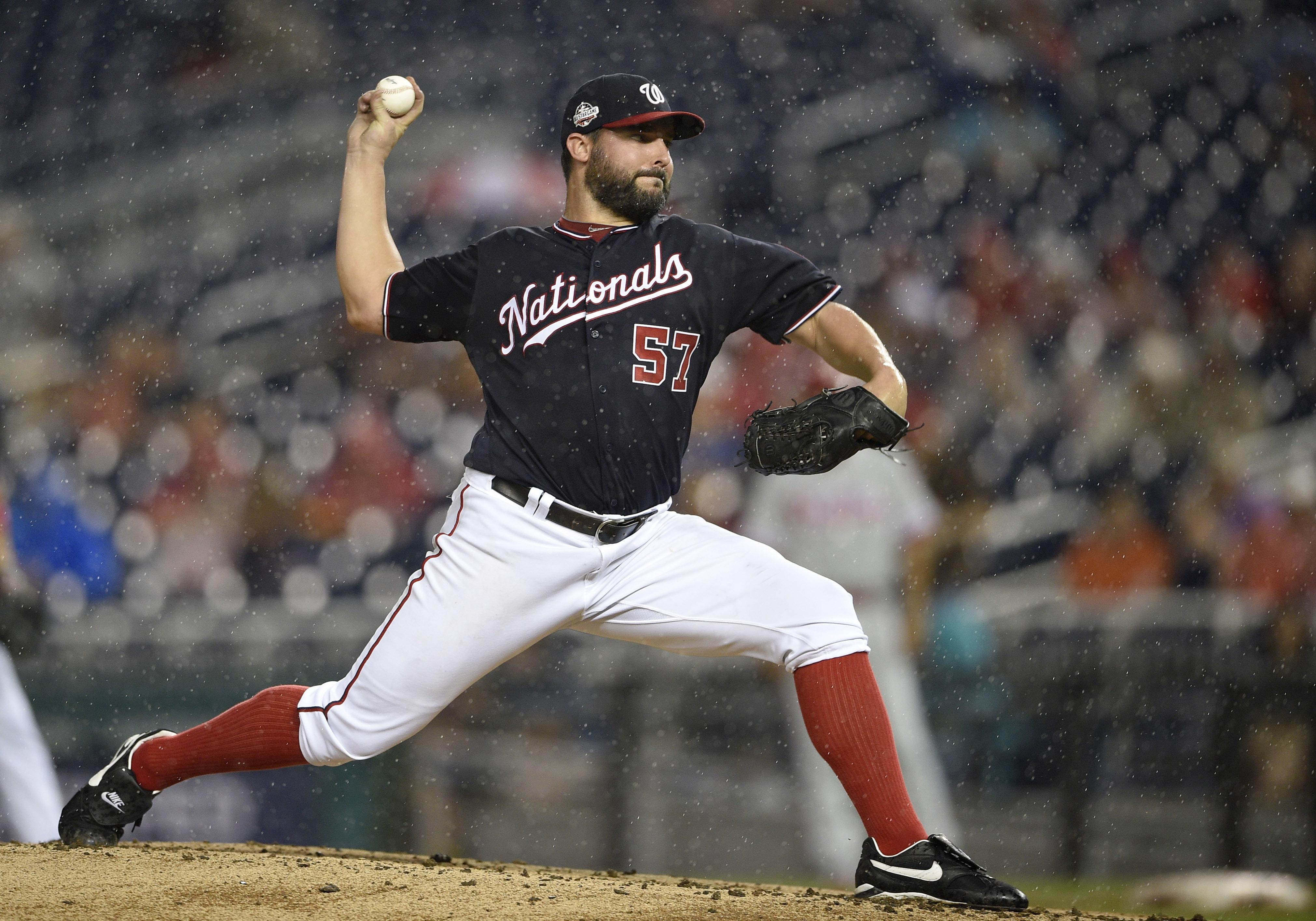 Nationals trade starting pitcher Tanner Roark to Reds for Tanner Rainey