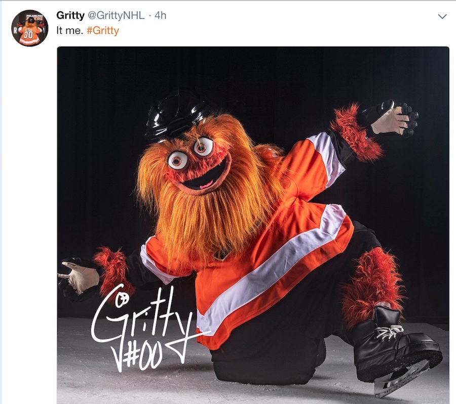 Gritty,' Philadelphia Flyers' 'absolutely terrifying' mascot, mocked after  debut - Washington Times