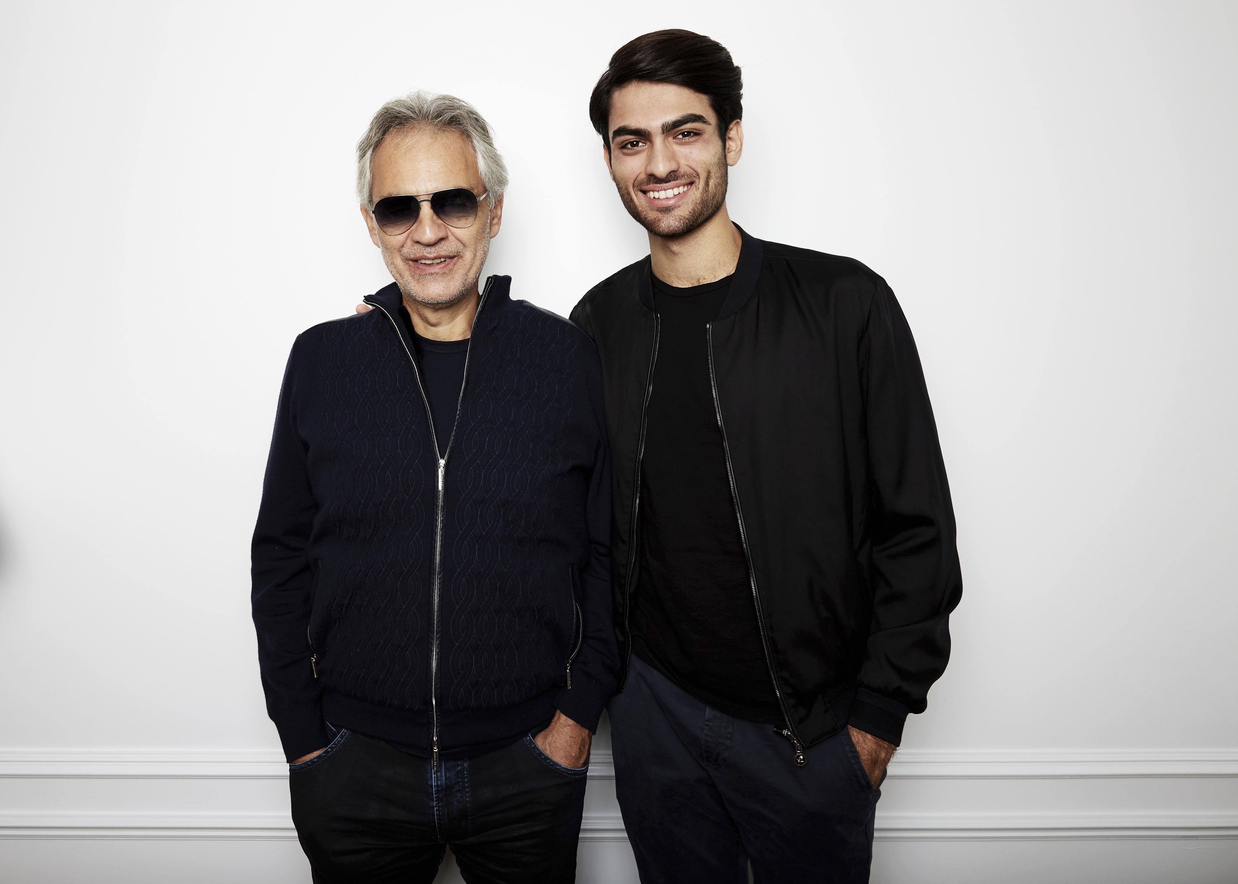 Andrea Bocelli & Son Sing First Duet Together