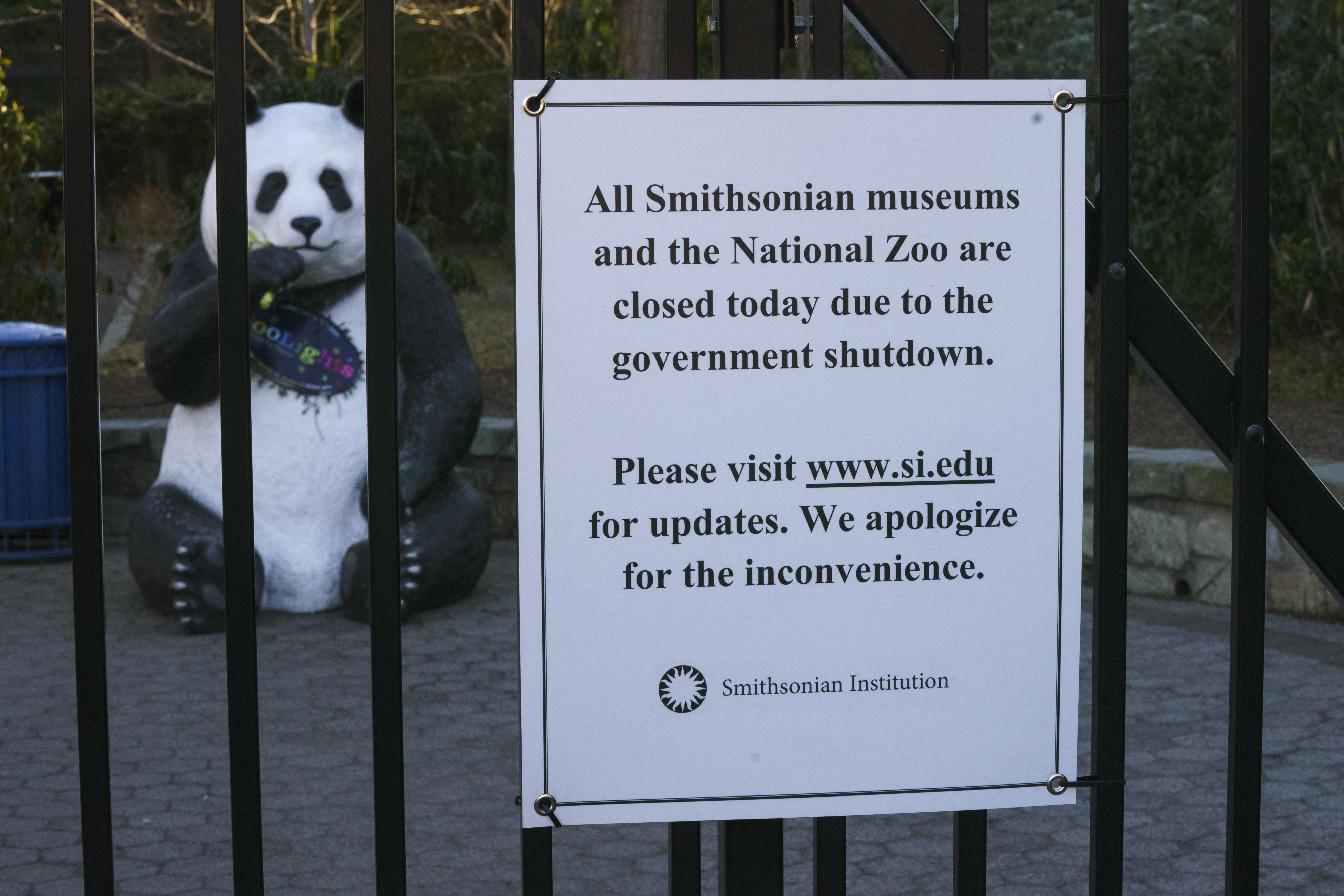 National Mall Zoo closed during shutdown are set to reopen