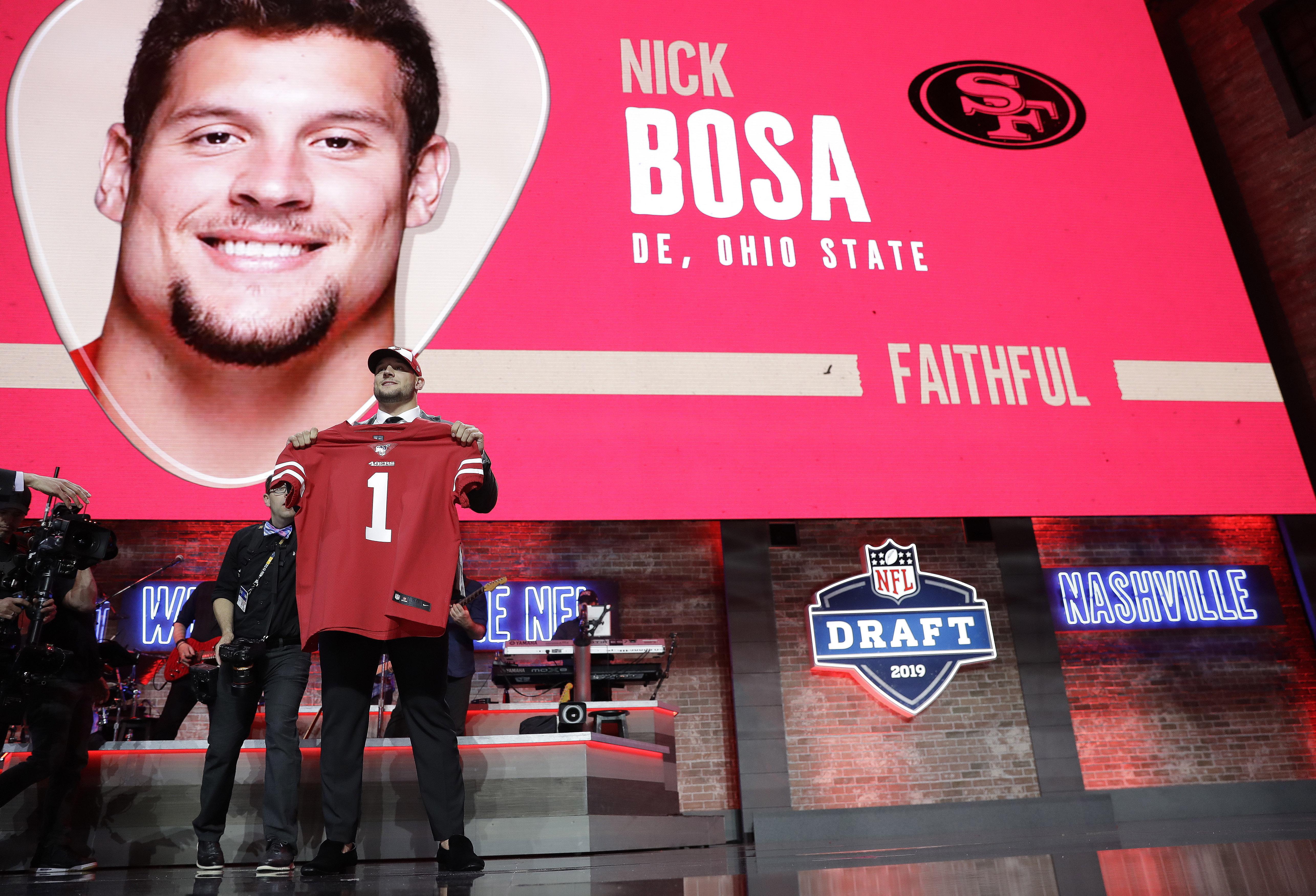 Nick Bosa, the NFL draft's best prospect, is itching to return to